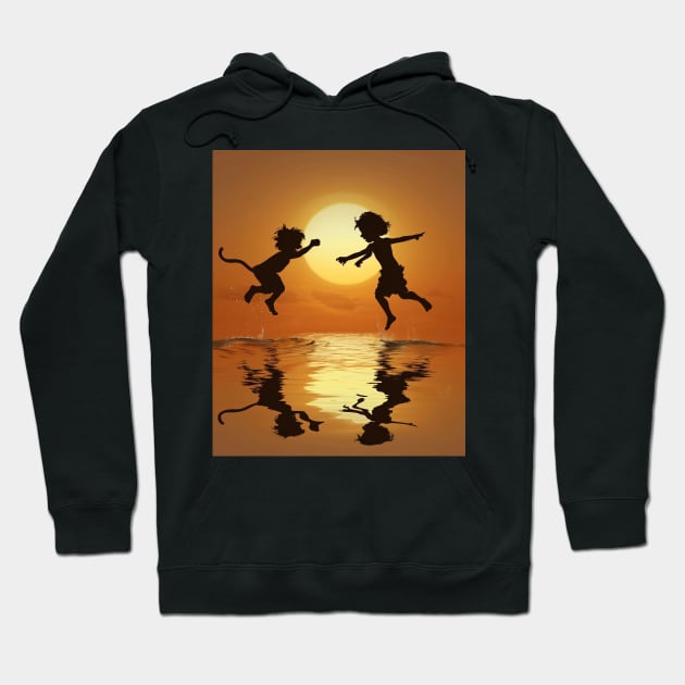 Calvin and Hobbes Rambunctious Ride Hoodie by Angel Shopworks